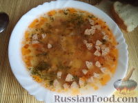 Фото приготовления рецепта: Суп с сосисками и картофелем - шаг №12