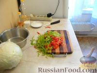 Фото приготовления рецепта: Салат из капусты "Витаминный" - шаг №3