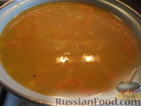 Фото приготовления рецепта: Суп с куриной грудкой и клецками - шаг №10