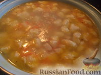 Фото приготовления рецепта: Суп с куриной грудкой и клецками - шаг №13