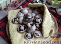Фото приготовления рецепта: Быстрые маринованные грибы - шаг №2