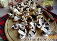 Фото приготовления рецепта: Быстрые маринованные грибы - шаг №3