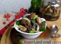 Фото приготовления рецепта: Быстрые маринованные грибы - шаг №13