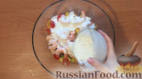 Фото приготовления рецепта: Полезный салат с креветками и авокадо - шаг №3