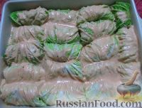 Фото приготовления рецепта: Голубцы из китайской капусты - шаг №7