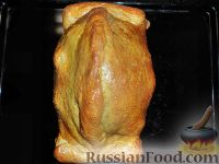 Фото к рецепту: Курица, запеченная в тесте