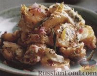 Фото к рецепту: Картофельный салат с сельдереем и эстрагоном
