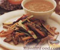 Фото к рецепту: Жареные овощи с пряным соусом