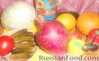 Фото приготовления рецепта: Салат из редьки с капустой и грейпфрутом - шаг №1