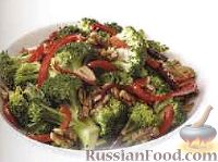 Фото к рецепту: Рагу из брокколи и болгарского перца