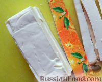 Фото приготовления рецепта: Овощные роллы со сливочным сыром - шаг №9