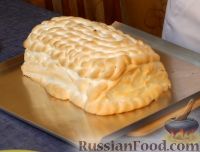 Фото приготовления рецепта: Торт "Аляска", с мороженым внутри - шаг №8