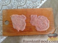 Фото приготовления рецепта: Котлеты по-киевски с вешенками и сыром - шаг №7