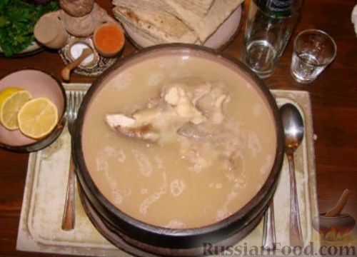 Кавказские мясные супы