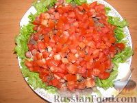 Фото к рецепту: Теплый салат с куриной печенью и беконом