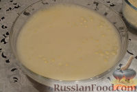 Фото приготовления рецепта: Блины на кефире, с кипятком - шаг №4