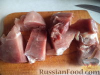 Фото приготовления рецепта: Шашлык из свинины на противне - шаг №2