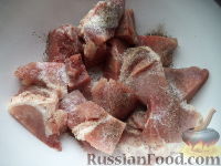Фото приготовления рецепта: Шашлык из свинины на противне - шаг №3