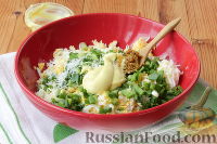 Фото приготовления рецепта: Салат из яиц - шаг №6
