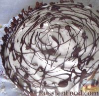 Фото приготовления рецепта: Торт "Бисквит в шоколадной короне" - шаг №18