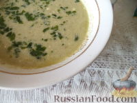 Фото к рецепту: Суп из щавеля (без мяса)