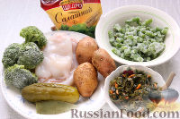 Фото приготовления рецепта: Салат с кальмарами и морской капустой - шаг №1