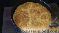 Фото приготовления рецепта: Пирог с грибами и курицей "Киш лорен" - шаг №9