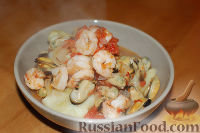 Фото к рецепту: Рагу с морепродуктами