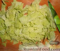 Фото приготовления рецепта: Салат с шампиньонами, апельсинами и арахисом - шаг №6
