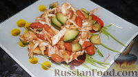 Фото к рецепту: Салат из фасоли, капусты и огурцов