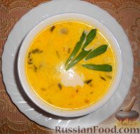Фото приготовления рецепта: Овощной суп с грибами и черемшой - шаг №15
