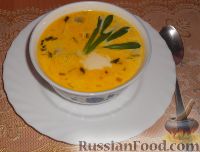 Фото приготовления рецепта: Овощной суп с грибами и черемшой - шаг №17