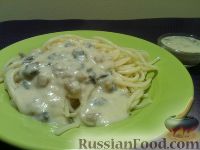 Фото к рецепту: Соус бешамель с грибами (болгарская кухня)