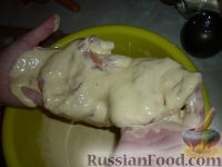 Фото приготовления рецепта: Нежные куриные отбивные в кляре - шаг №7