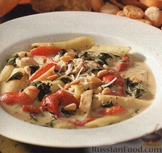 Рецепт Флорентийский суп с куриным мясом