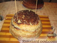 Фото приготовления рецепта: МК Торт "Домик Смурфиков" (пошагово) - шаг №7