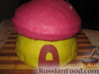 Фото приготовления рецепта: МК Торт "Домик Смурфиков" (пошагово) - шаг №22