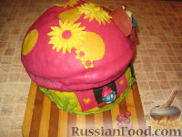 Фото приготовления рецепта: МК Торт "Домик Смурфиков" (пошагово) - шаг №29