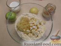 Фото приготовления рецепта: Яблочные сконы - шаг №5