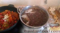 Фото приготовления рецепта: Суп с курицей и фасолью - шаг №8