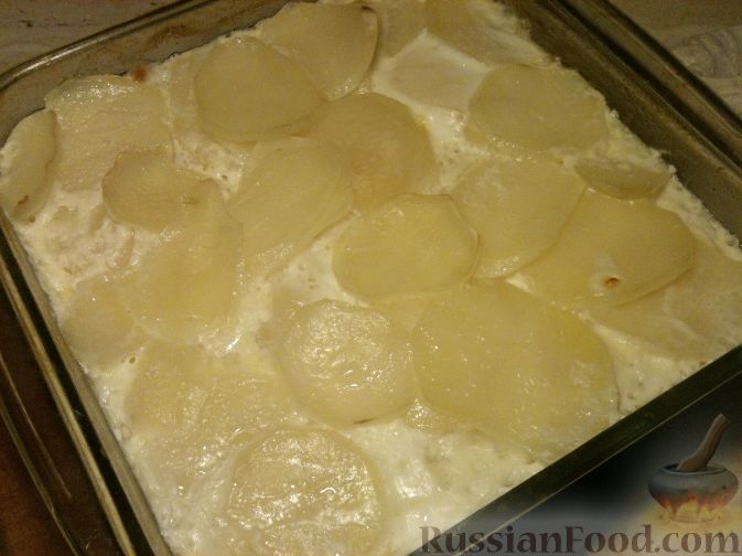 Запеченный картофель в молоке в духовке