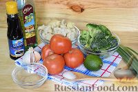 Фото приготовления рецепта: Салат из брокколи и цветной капусты - шаг №1