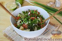 Фото приготовления рецепта: Салат из брокколи и цветной капусты - шаг №10