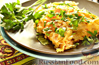Фото к рецепту: Мандирмак (овощи с яйцом на сковороде)