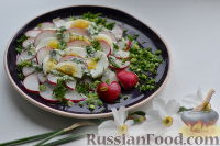 Фото к рецепту: Салат из редиски с яйцом