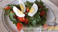 Фото к рецепту: Салат с грибами и помидорами