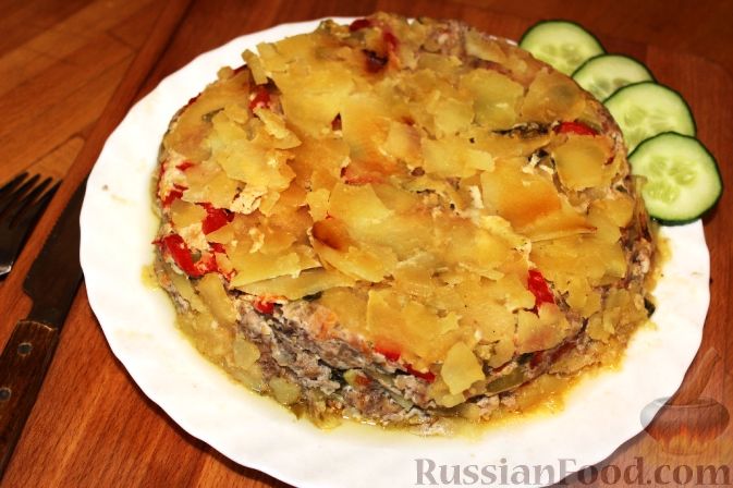 Пирог-запеканка из кабачков в мультиварке – кулинарный рецепт