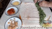 Фото приготовления рецепта: Рулет из лаваша с семгой и вялеными помидорами - шаг №2