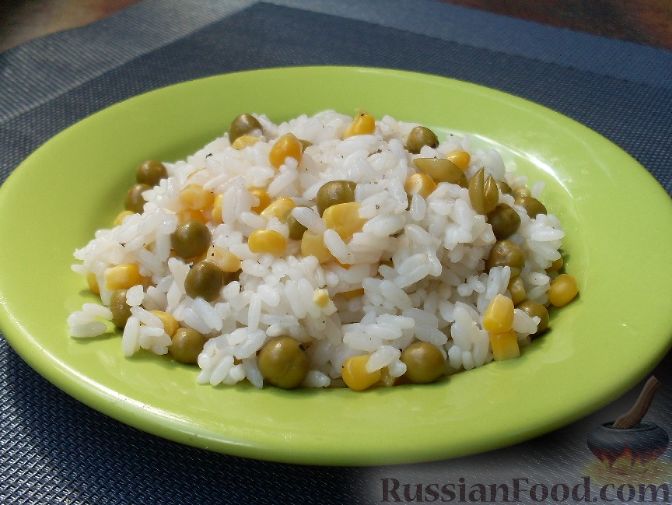 Рис с гороховым карри