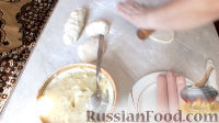 Фото приготовления рецепта: Сосиски в тесте, с картошкой - шаг №3